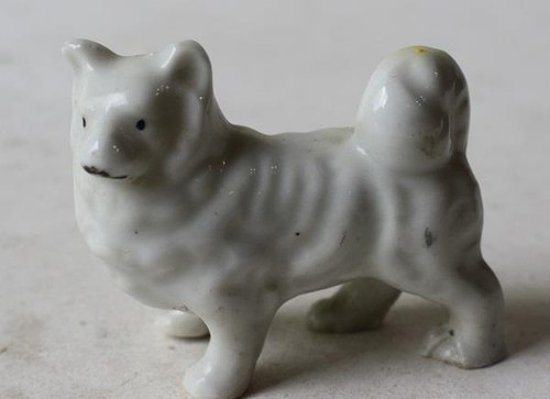 Akita dog figurine miniature - akita,