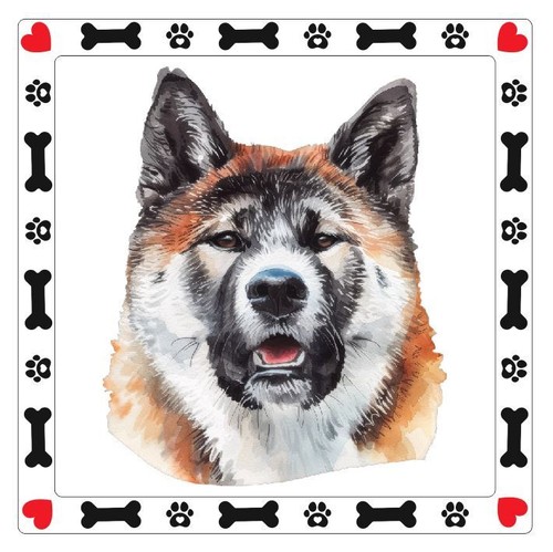 Akita dog stickers - akita,